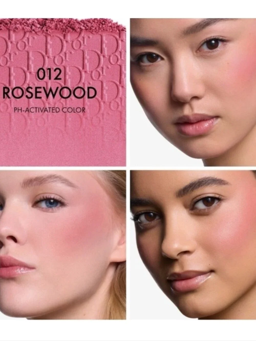 DIOR Rosy Glow Powder Blush 012 Rosewood/015 Cherry/Givenchy Le Rouge Deep Velve